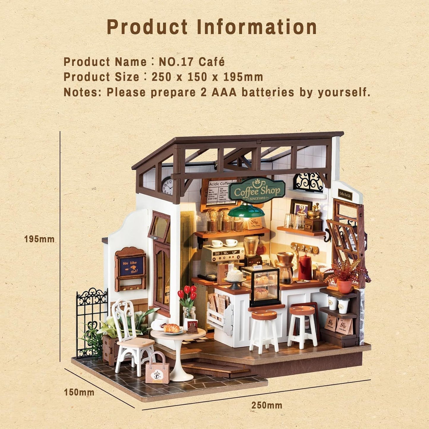 Tiny Brew™ | Mini-Café-Bausatz