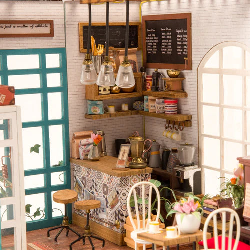 Simons Café | Miniatur-Bastelset mit LED