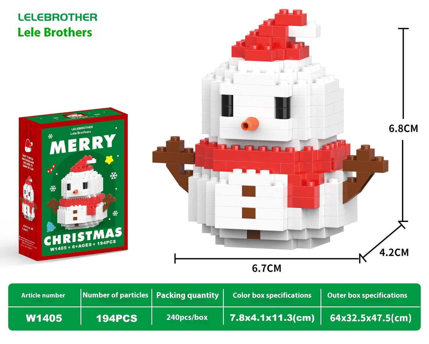 Christmas Building Block Figures – Creative Fun for the Whole Family