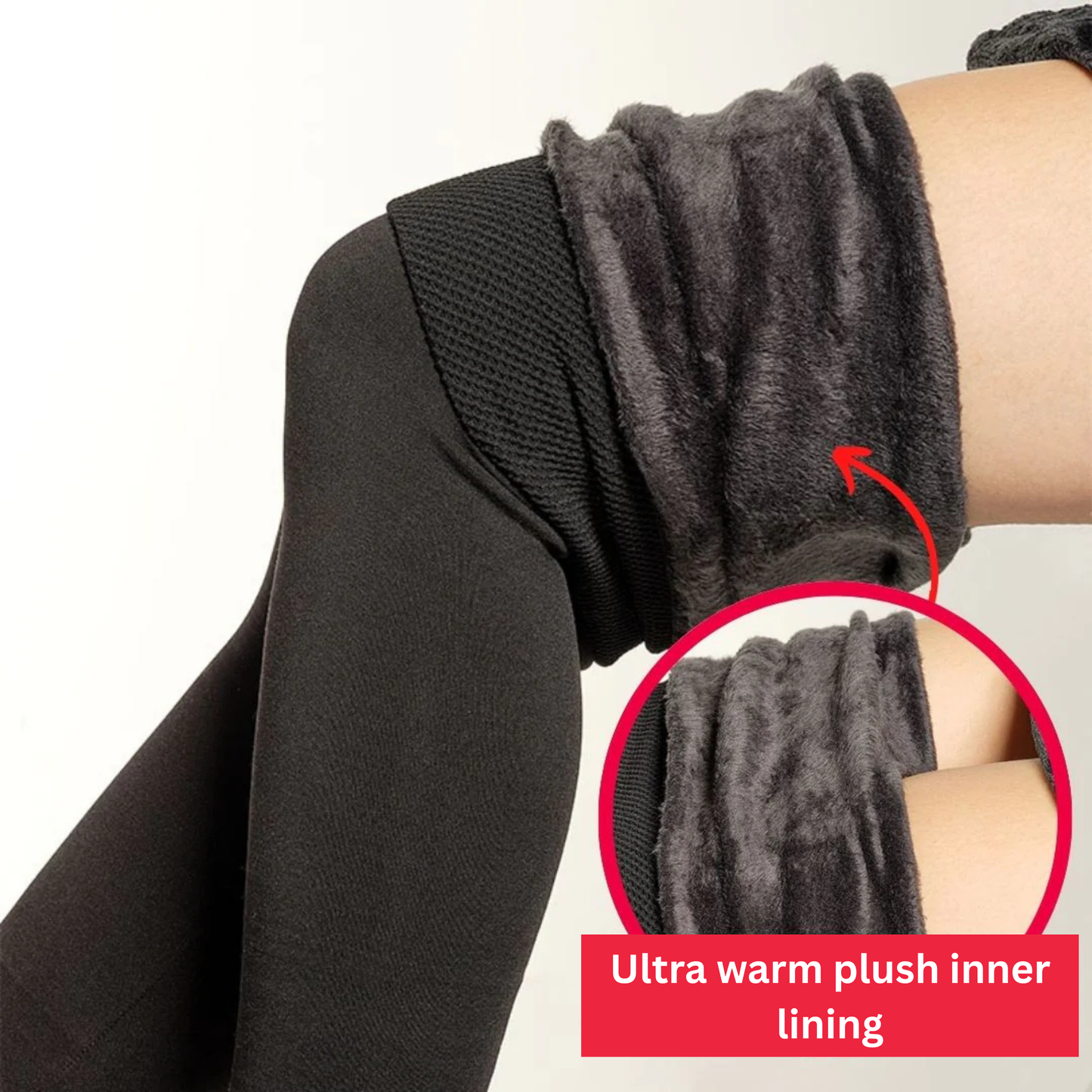 Warme Fleece-Winterleggings
