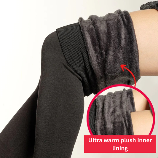 Warme Fleece-Winterleggings