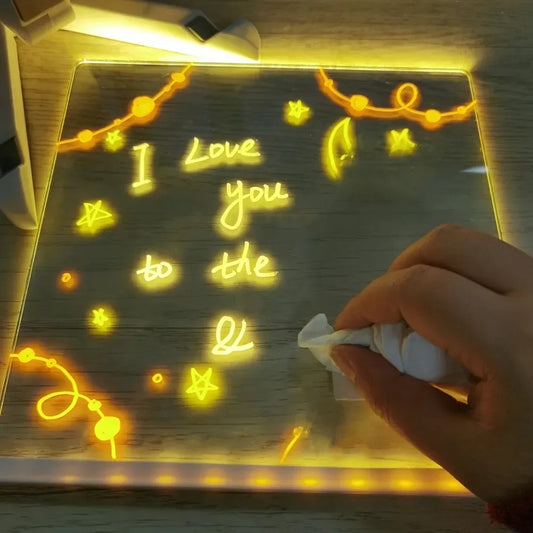 Illuminated LED drawing board