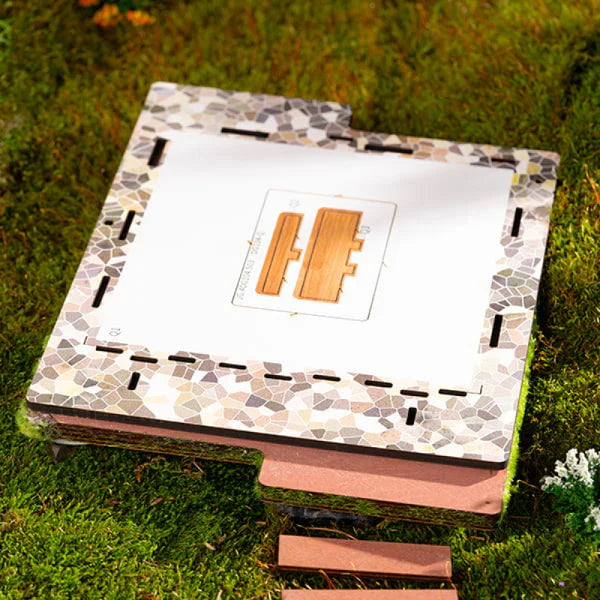 Lottas Blumenhaus | Miniatur-Bastelset mit LED 