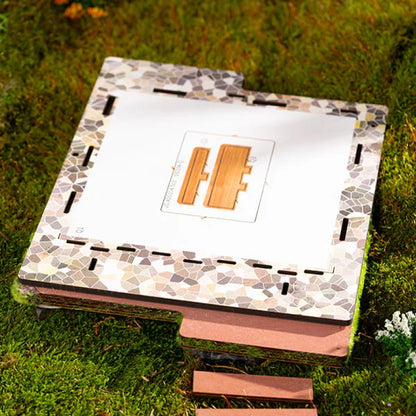 Lottas Blumenhaus | Miniatur-Bastelset mit LED 