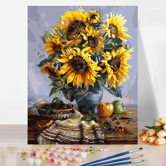 Paint by Numbers | Sunflowers