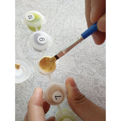 Malen nach Zahlen | Löwenporträt