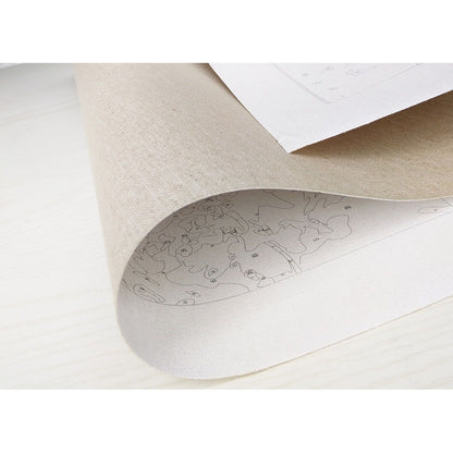 Malen nach Zahlen | Löwenporträt