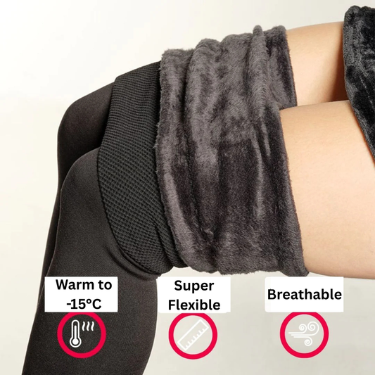 Warme Fleece-Winterleggings