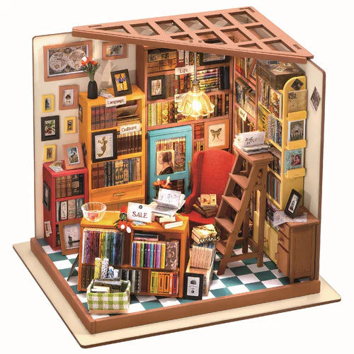 Toms Arbeitszimmer | Miniatur-Bastelset mit LED 