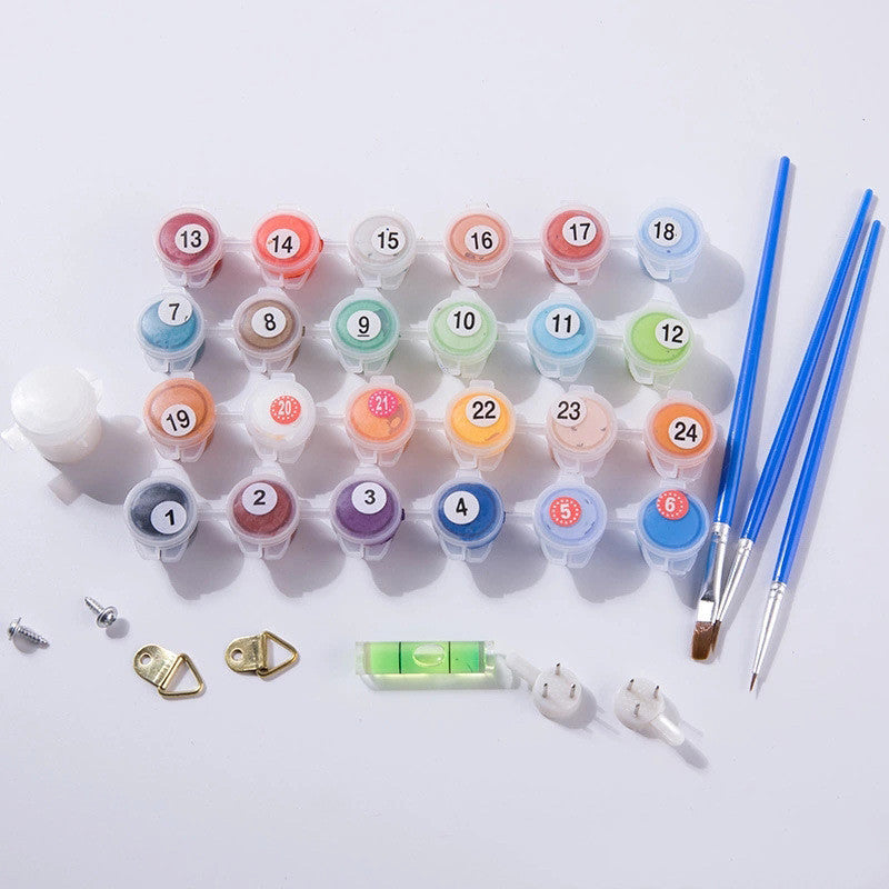 Paint by Numbers | Abstract Houses