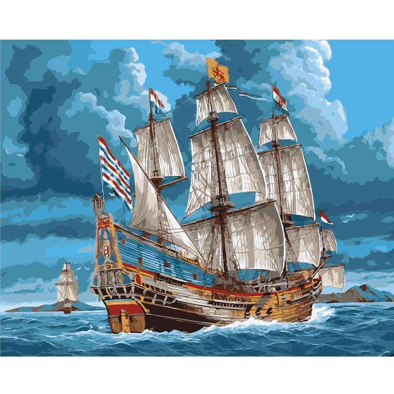 Paint by Numbers | Sailing Ship