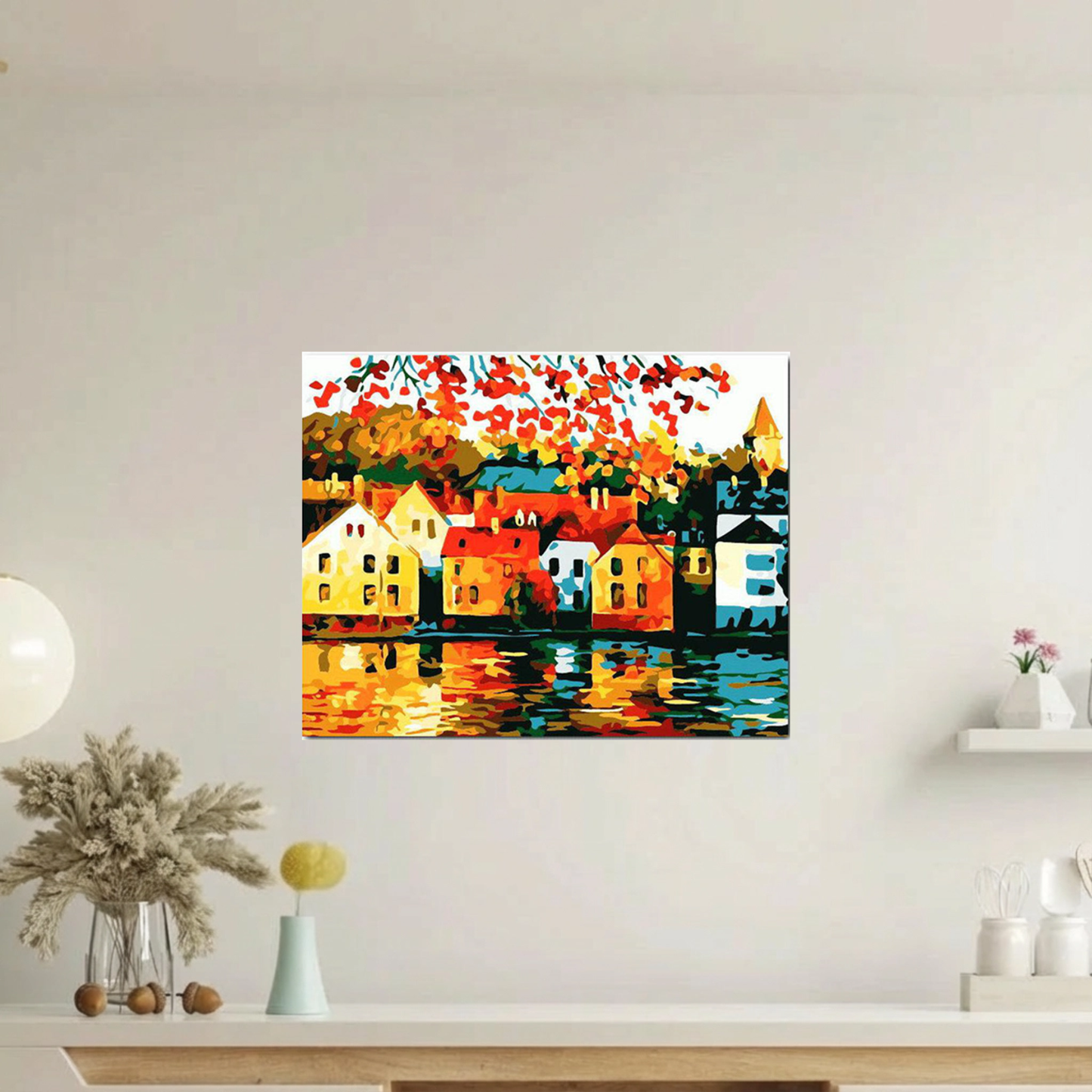 Paint by Numbers | Abstract Houses