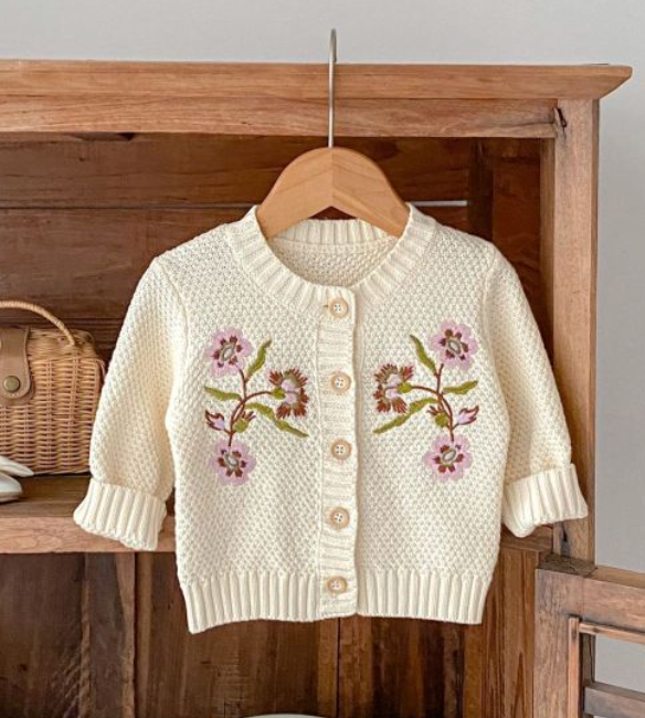 Cute Flower Cardigan